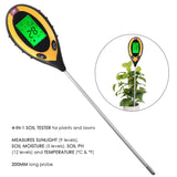 ZD - 07 4 - in - 1 Soil Survey Instrument ( pH °F / °C moisture sunlight ) - Gain Express