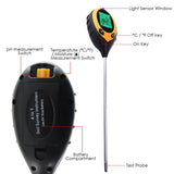 ZD - 07 4 - in - 1 Soil Survey Instrument ( pH °F / °C moisture sunlight ) - Gain Express