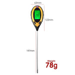 ZD - 07 4 - in - 1 Soil Survey Instrument ( pH °F / °C moisture sunlight ) - Gain Express