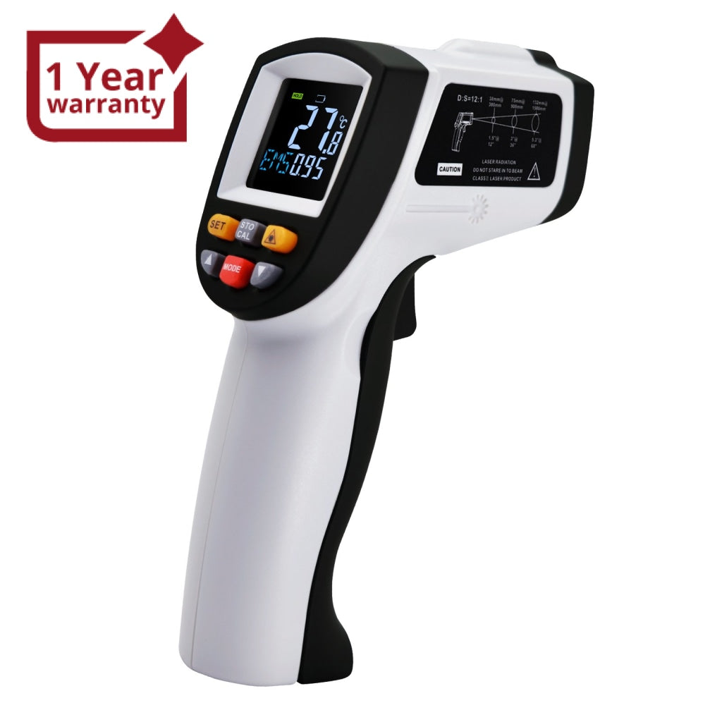 Thermometer Laser Gun IR Infrared Thermal Temperature Humidity Gauge Heat  Sensor