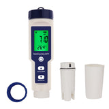 WQM-303 Pentype Multi-Paramater 5-in-1 Water Quality Tester (pH / TDS / EC / Temp / Salinity) Waterproof Digital Meter Research Household Industrial Laboratory Analysis