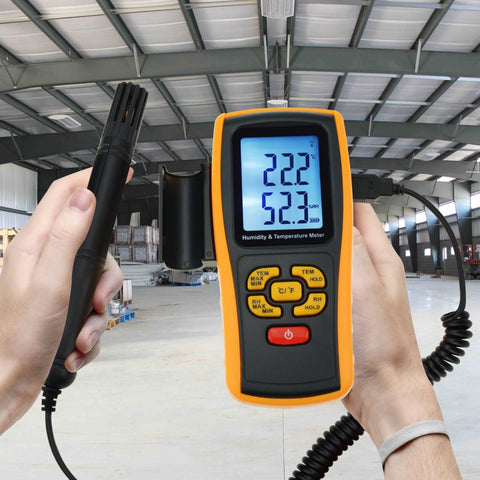 Digital Humidity & Temperature Meter ,w/ Type K Thermocouple Sensor