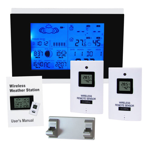 wireless weather station 433mhz temperature sensor