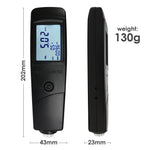 Vm-213 Digital Vibration Meter Tester Piezoelectric Sensor Measuring Acceleration Velocity And