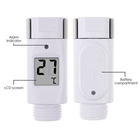 LED Digital Shower Thermometer - Mounteen  Digital showers, Portable shower,  Shower controls