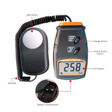 Lx-1020B Digital Light Meter 100 000 Lux Lcd Lab Photo Camera /