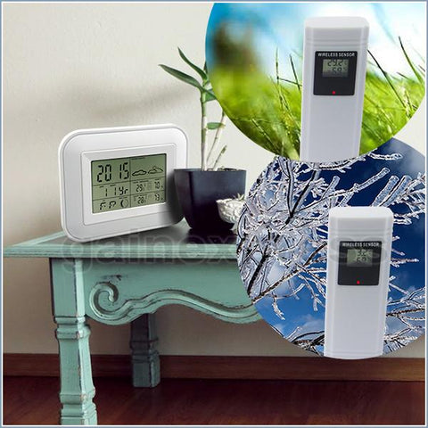 Indoor Outdoor Thermometer Hygrometer Wireless Weather Stations,  Temperature Hum